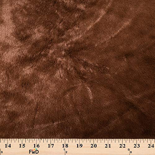 Luxurious Rabbit Optic Brown Faux Fur Fabric - Soft Short Pile, 60" Wide, Perfect for Fashion and Home Décor, Sold by the Yard 4 Luxurious Rabbit Optic Brown Faux Fur Fabric - Soft Short Pile, 60" Wide, Perfect for Fashion and Home Décor, Sold by the Yard - Image 3