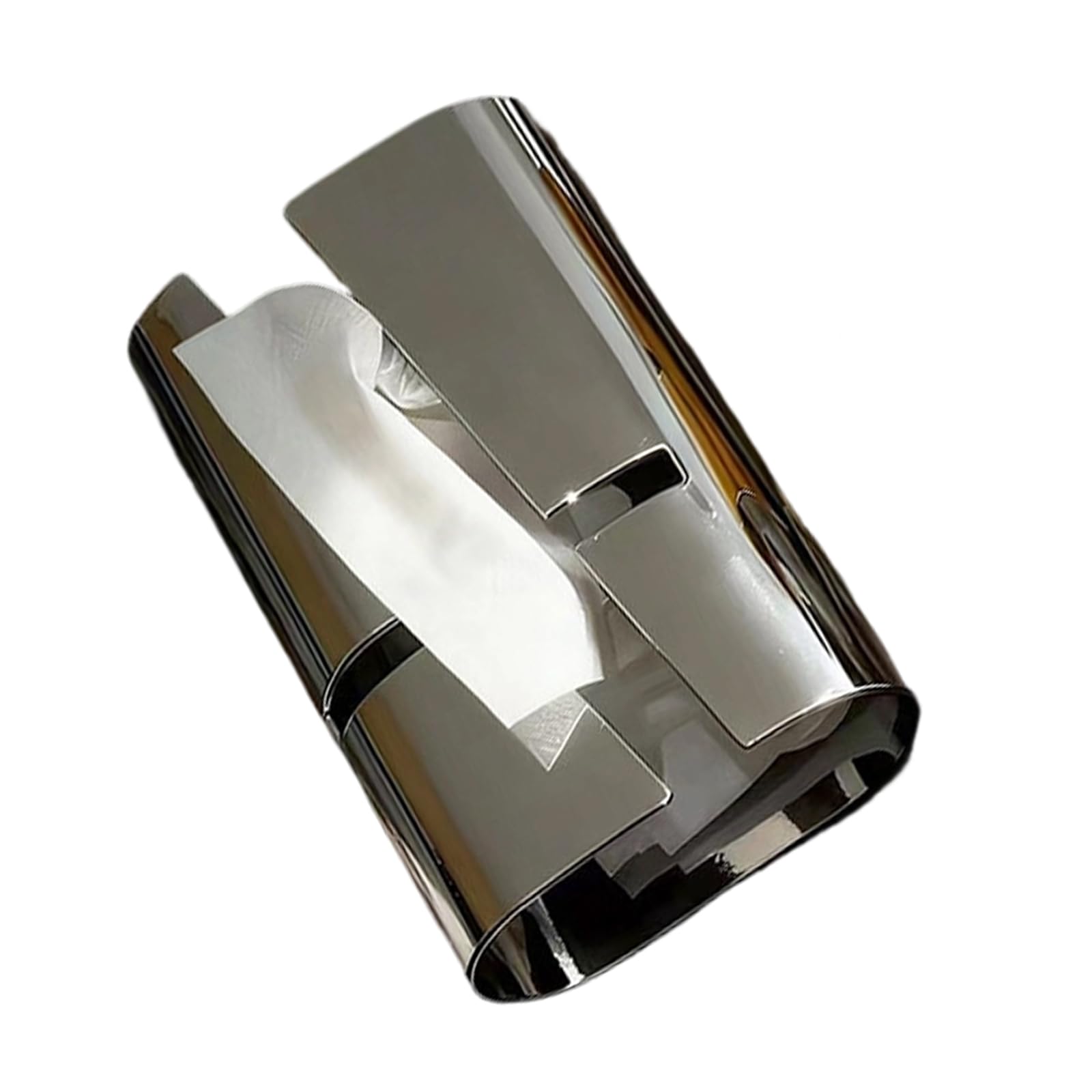 Curved Design Desktop Tissue Box Holder ABS Materials Stylish Tissue Dispenser for Home Offices Decors Box Container