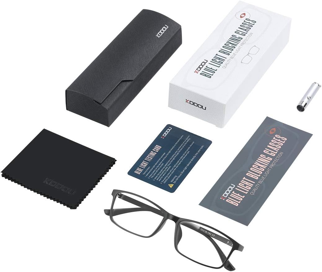 Best Cyber Deals 🔥 KDDOU Blue Light Blocking Glasses Lightweight Eyeglasses Frame Filter Blue Ray Computer Game Glasses (Adult, Matte Black) Product Deal KDDOU Blue Light Blocking Glasses Lightweight Eyeglasses Frame Filter Blue Ray Computer Game Glasses (Adult, Matte Black)