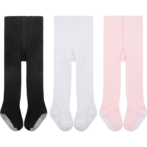 Zando Infant Soft Tights Toddler Seamless Leggings Tights for Baby Girls Winter Knit Warm Newborn Pants Stockings