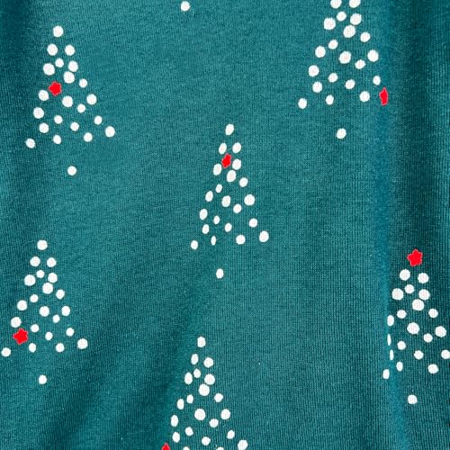 Image of Butterblu Family Jammies Matching Holiday Christmas Pajama Sets | GOTS Certified Organic Cotton for Baby, Toddler, Kids, Adults, and Pets, with Pockets, Perfect for Family Photos