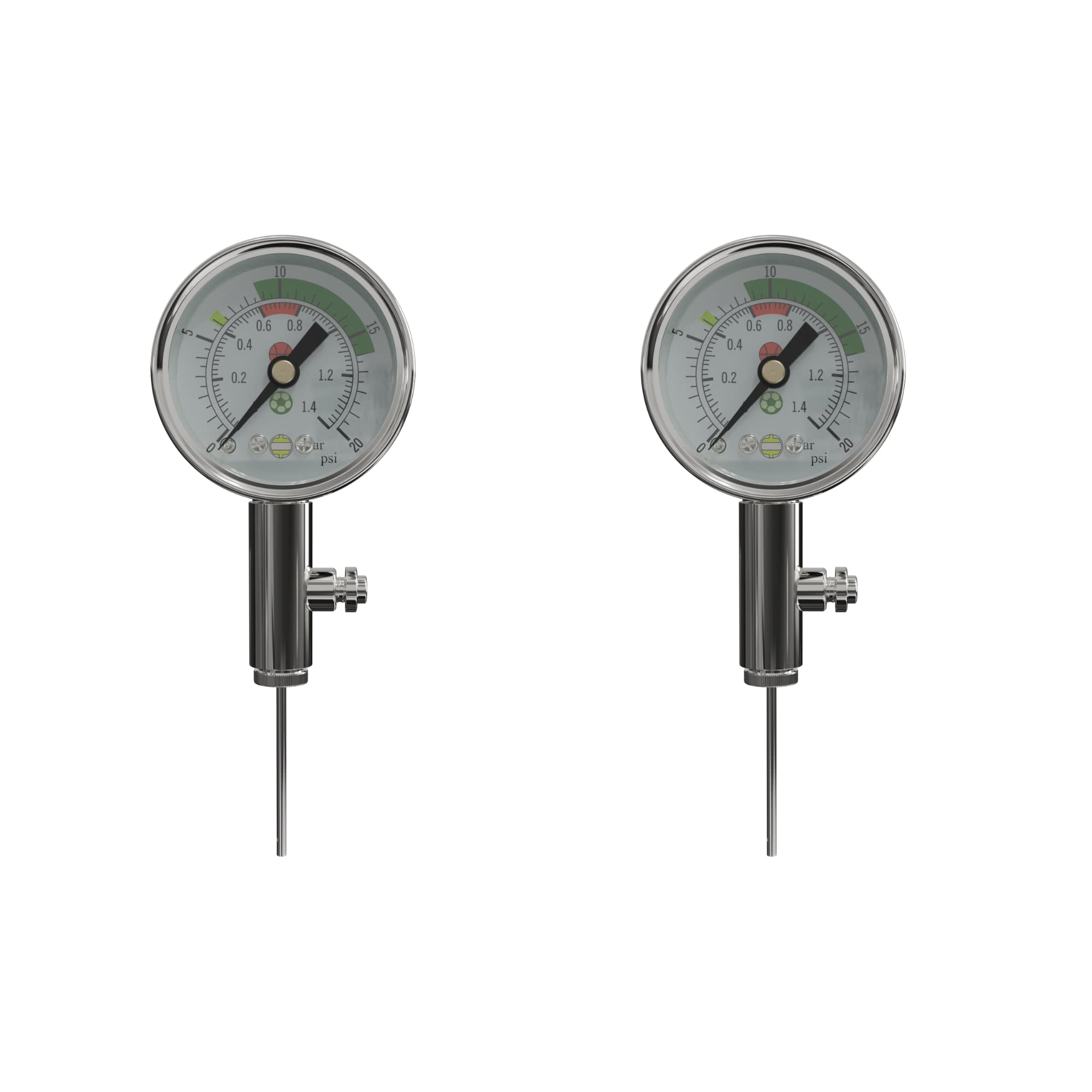 Great Call Athletics | Pro Digital Ball Pressure Gauge | 2 Pack | Air Barometer Tool Basketball Football Volleyball Soccer-image-22