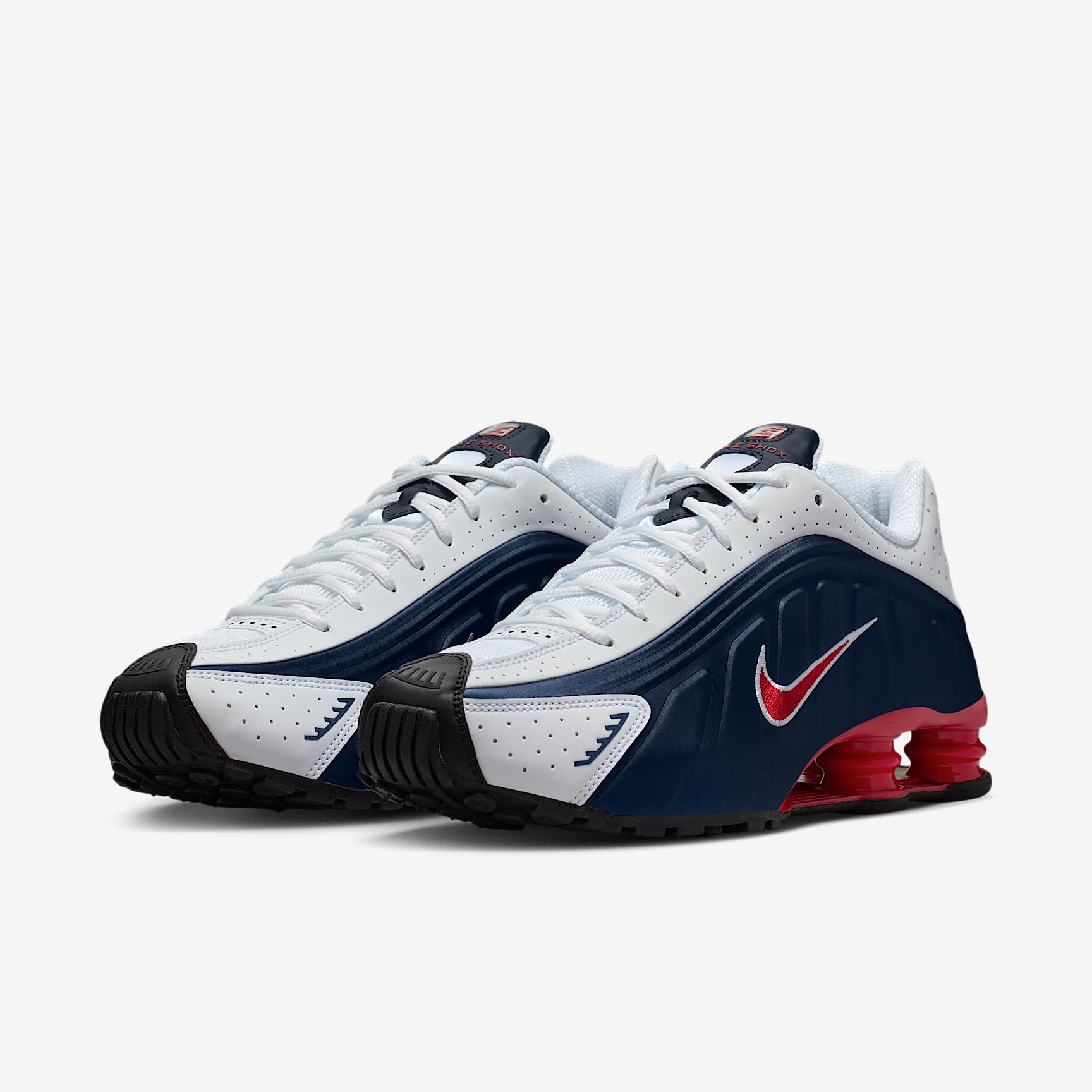 Nike Shox R4 Midnight Navy/Gym RED-White 39 EU – Bild 5