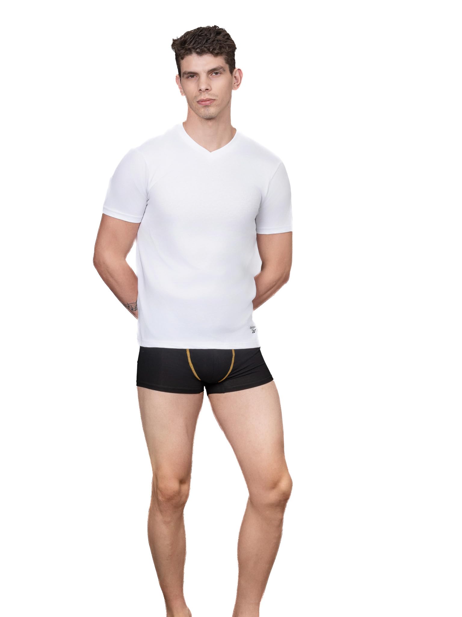 reebok Men's Solid Regular Fit T-Shirt-picture-33