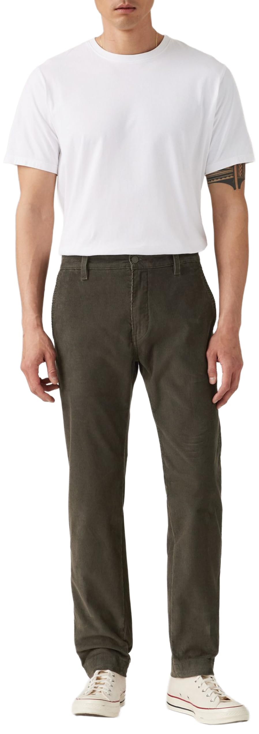 Levi's Xx Chino Std II Men's Trousers, Black Olive, 33 W/34 L