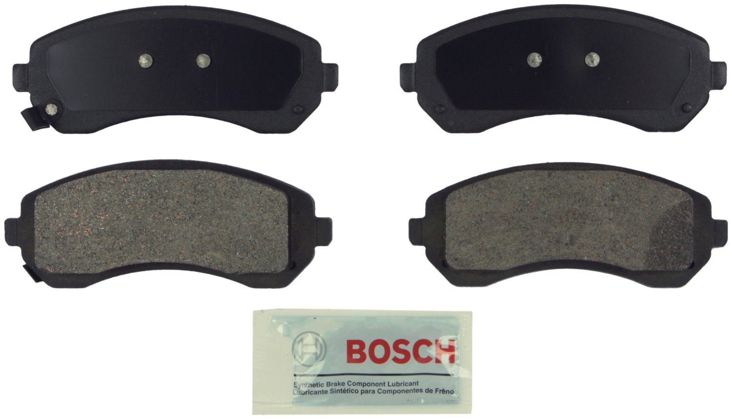 Bosch BE1324H Blue Disc Brake Pad Set with Hardware - FRONT — view 30