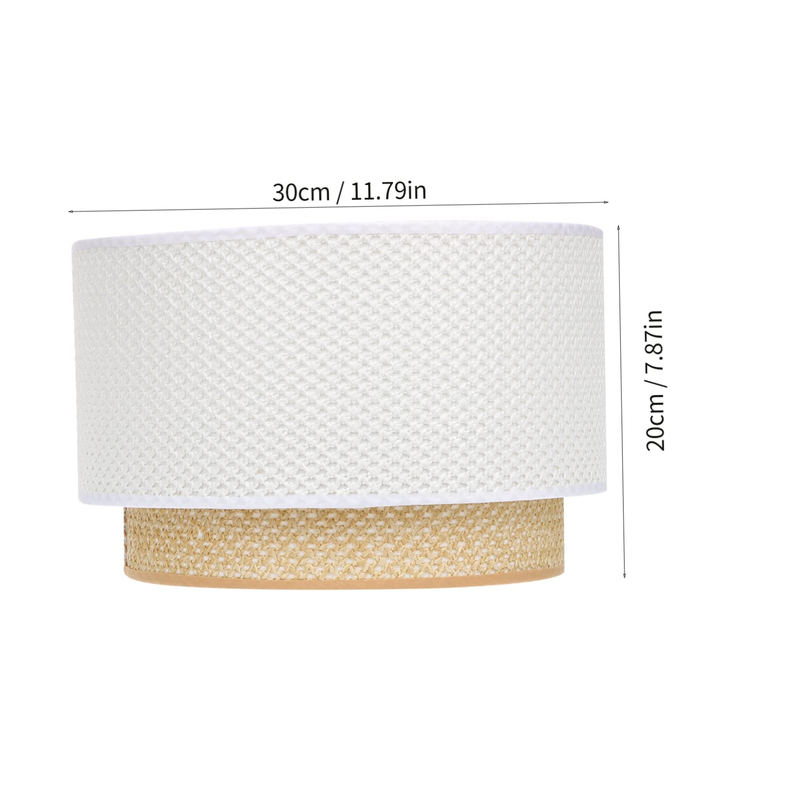 Abat-jour à Plusieurs Niveaux pour Lustre E27/e14 Blanc