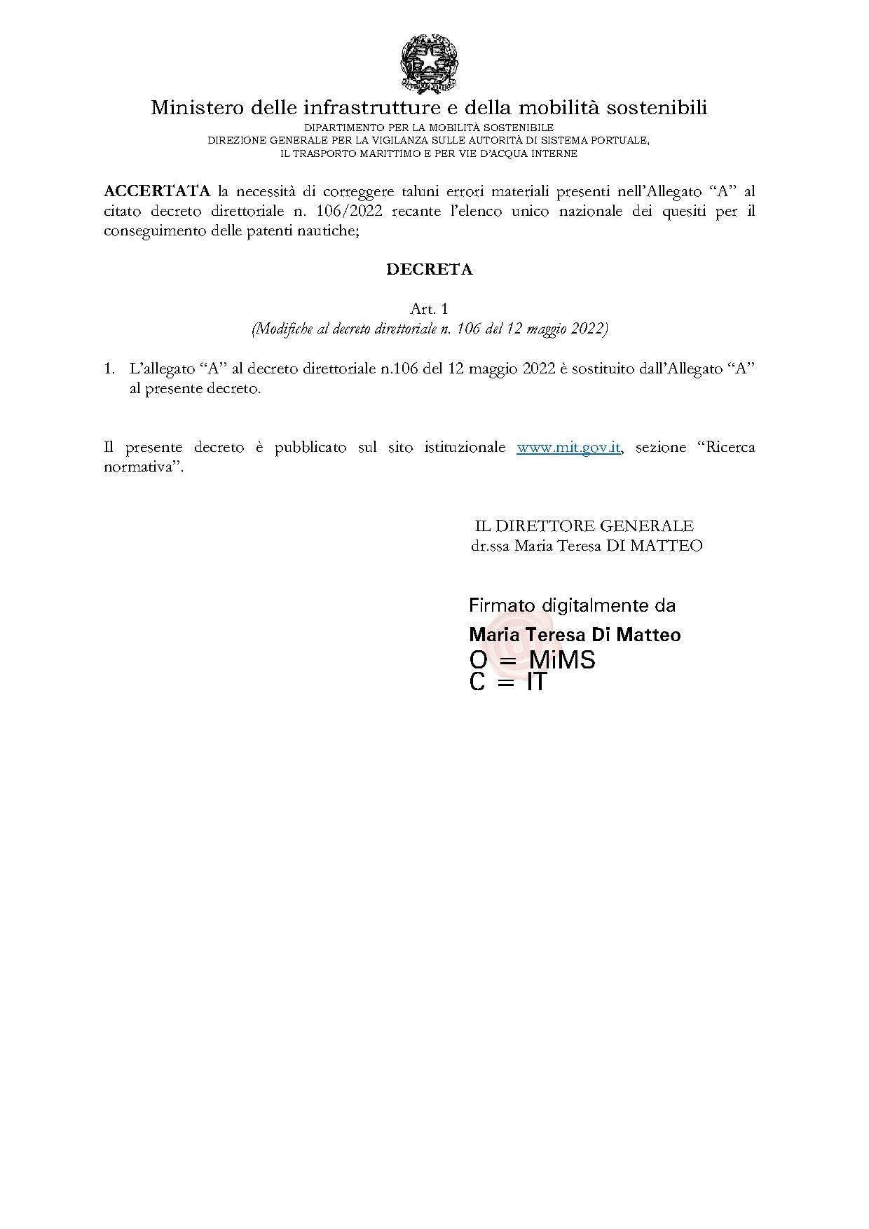 I nuovi quiz per la patente nautica per imbarcazioni a motore e a vela. Entro e oltre le 12 miglia - RISTAMPA 28 DICEMBRE 2023 -