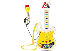 Toddler Guitar, Musical Instruments Toys for Toddlers 1-3, Kids Electric Guitar with...