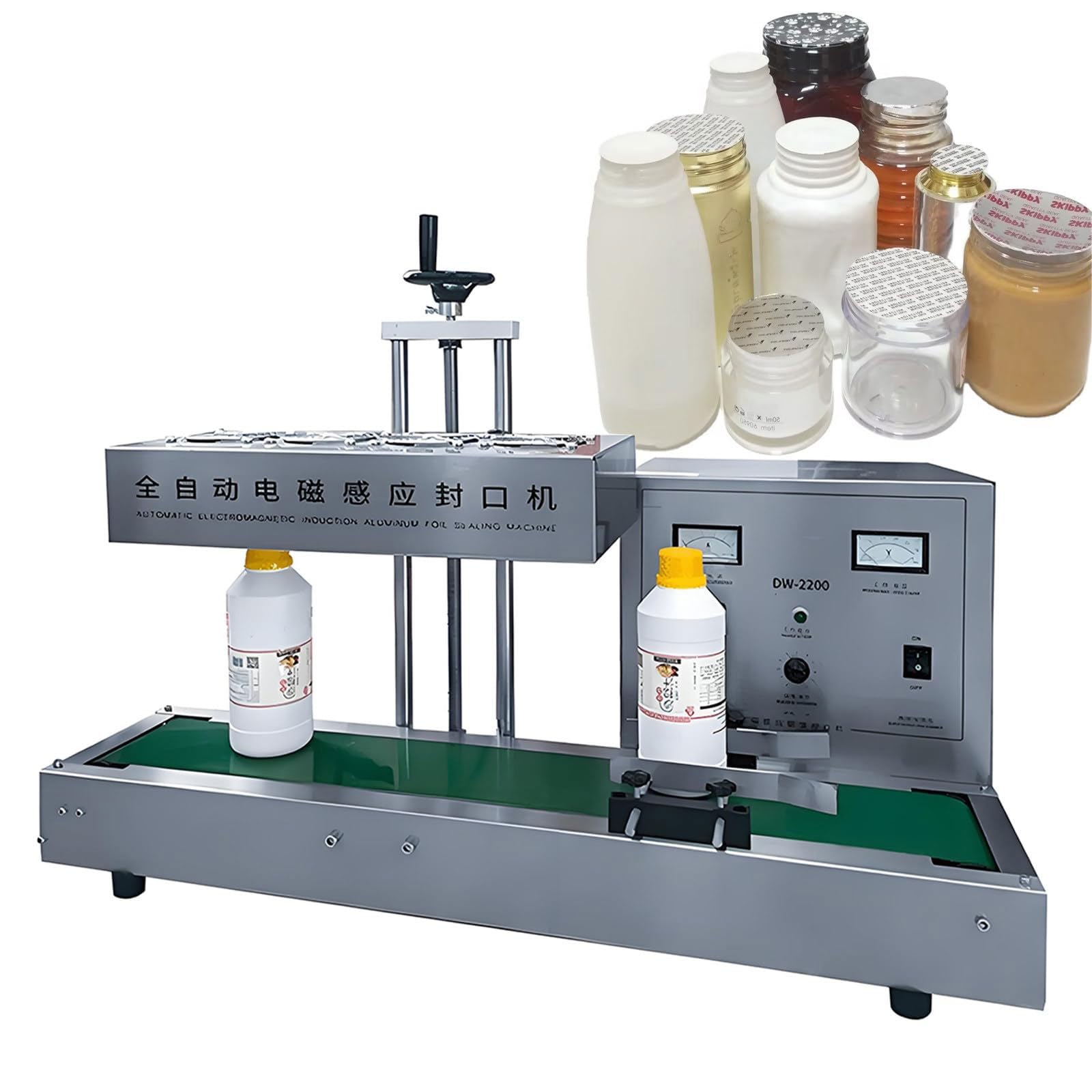 asdchZen Automatic Induction Sealing Machine For Food Packaging, Leak-Proof Foil Lid Sealer With Continuous Operation, High-Power Industrial Use (20)