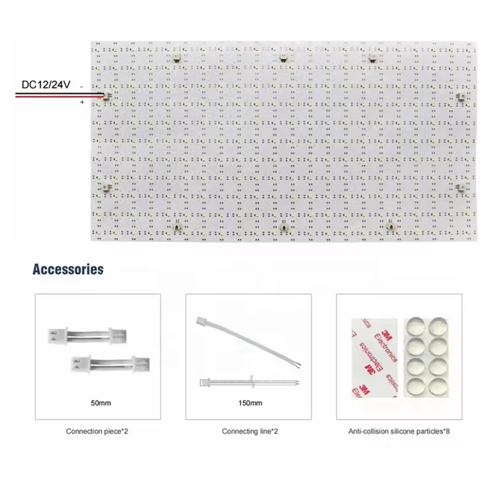 ISTOVO 4X Flexible LED-Platten, 490 X 245 Mm, DC 24 V, 242 LEDs, 28 W, Plattenleuchten für die Hintergrundbeleuchtung Von Marmor-Küchenarbeitsplatten und Werbeflächen