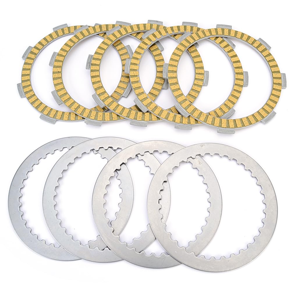 TERAM OISIRS - Kit de discos recortados y lisos para embrague para Honda TRX 250 TE FourTrax de 2002 2003 2004 2005 2006 2007 2008 2009 2010