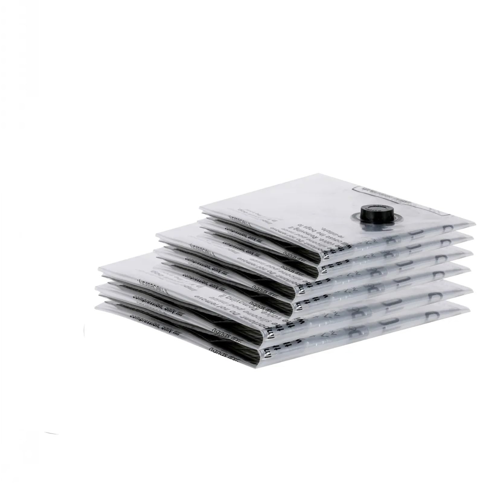 Kompressionsbeutel Platzsparende Taschen, komprimierte Aufbewahrung for Kleidung, Komfortartikel und Decken-Organizer für Gepäck(5PCS S(40X60cm))