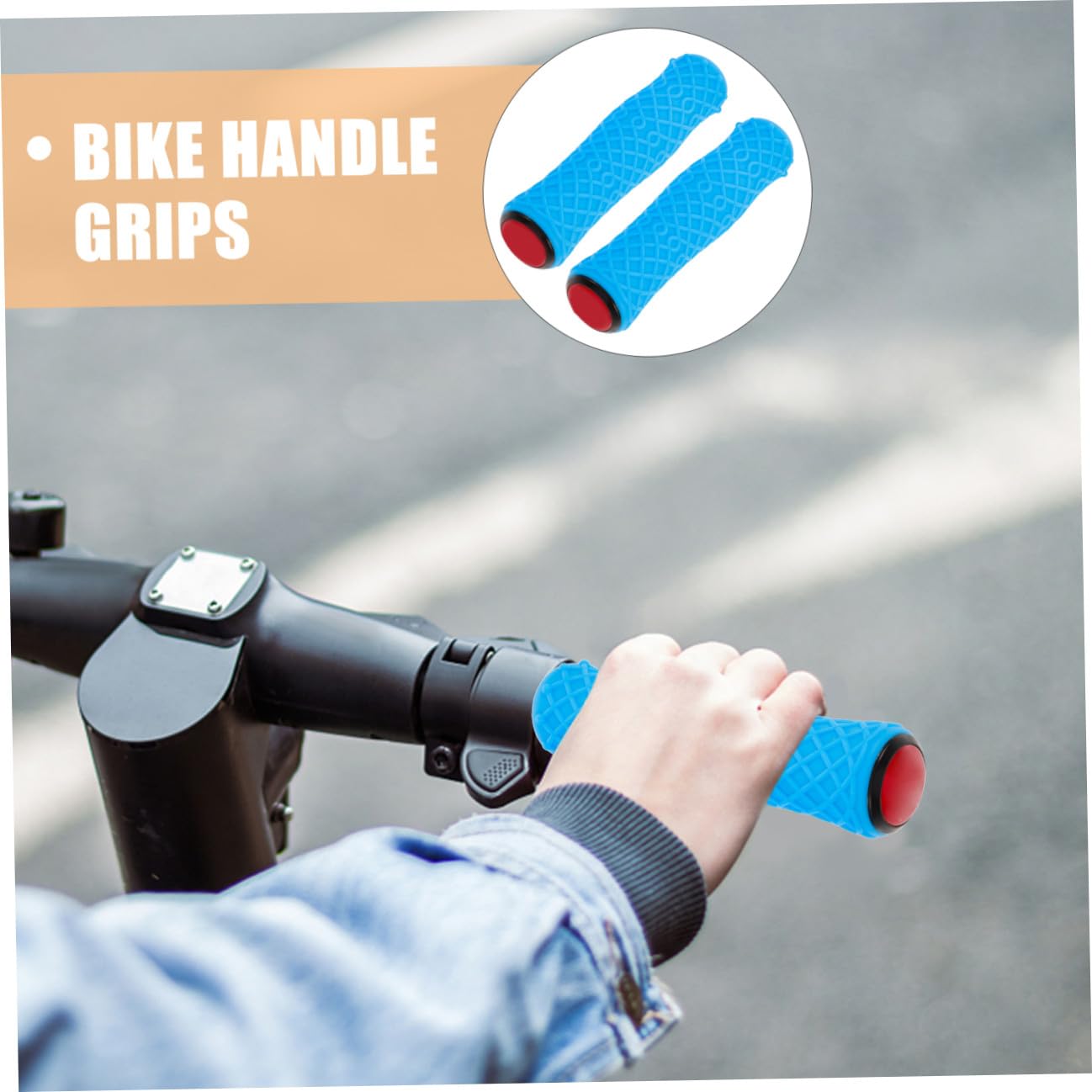 YARNOW Lot De 3 Paires De Poignées De Guidon pour Vélo – Housse en Silicone Ergonomique pour Scooter Et Tricycle