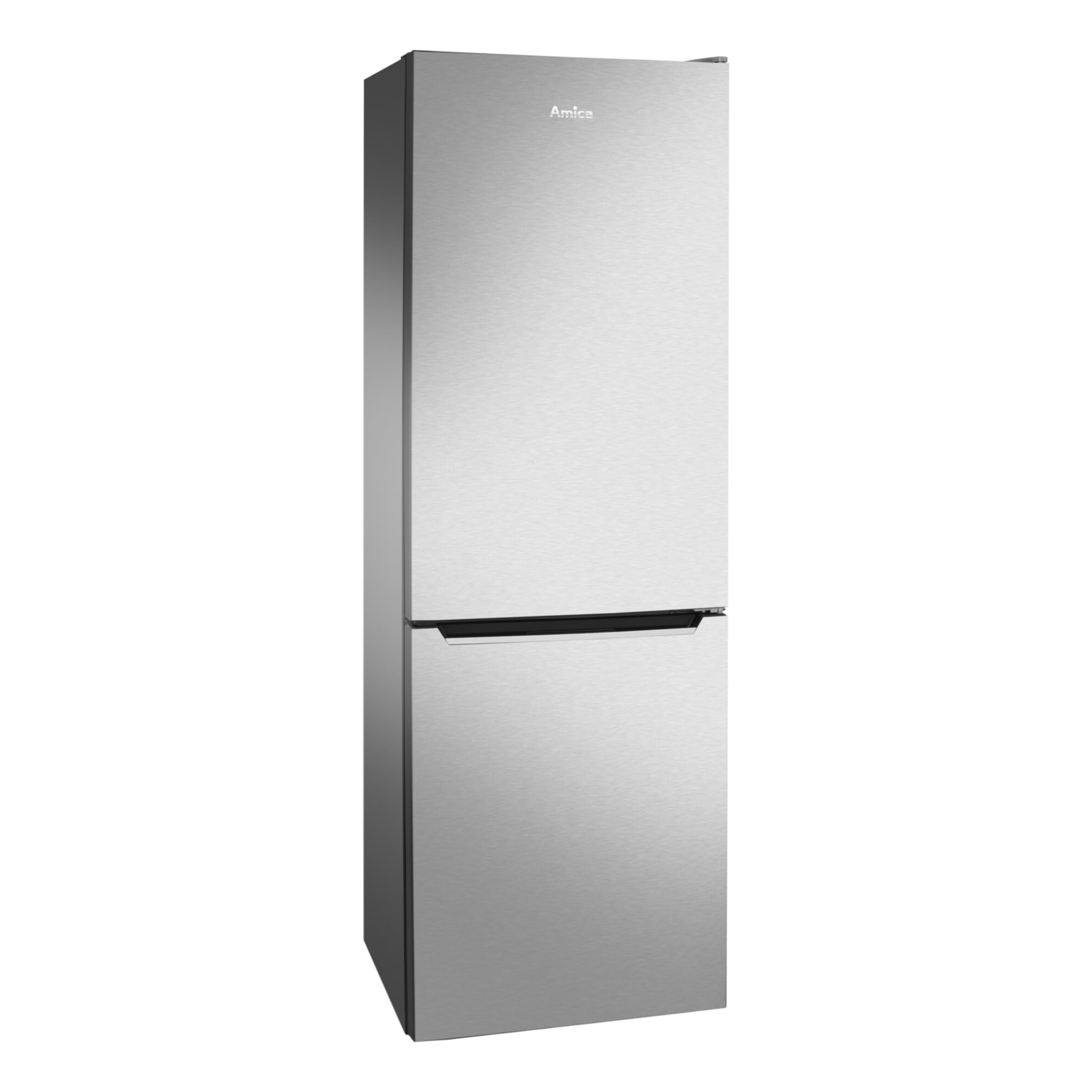 Amica Kühl Gefrierkombination freistehend 159 cm Höhe 227 l Nutzinhalt FrostControl VitControlPlus Schublade Superkühlen und Supergefrieren - Edelstahloptik