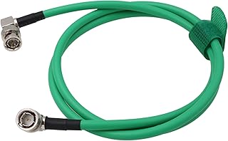 HangTon 12G SDI Raw 4K 60fps Video Cable Right Angle to Right Angle BNC Canare LV-61S 75 ohm Coaxial Shielded for Sony FS7 FX9 FX6 Alexa DSMC2 Camera Blackmagic SmallHD Atomos Monitor (30cm, Green)