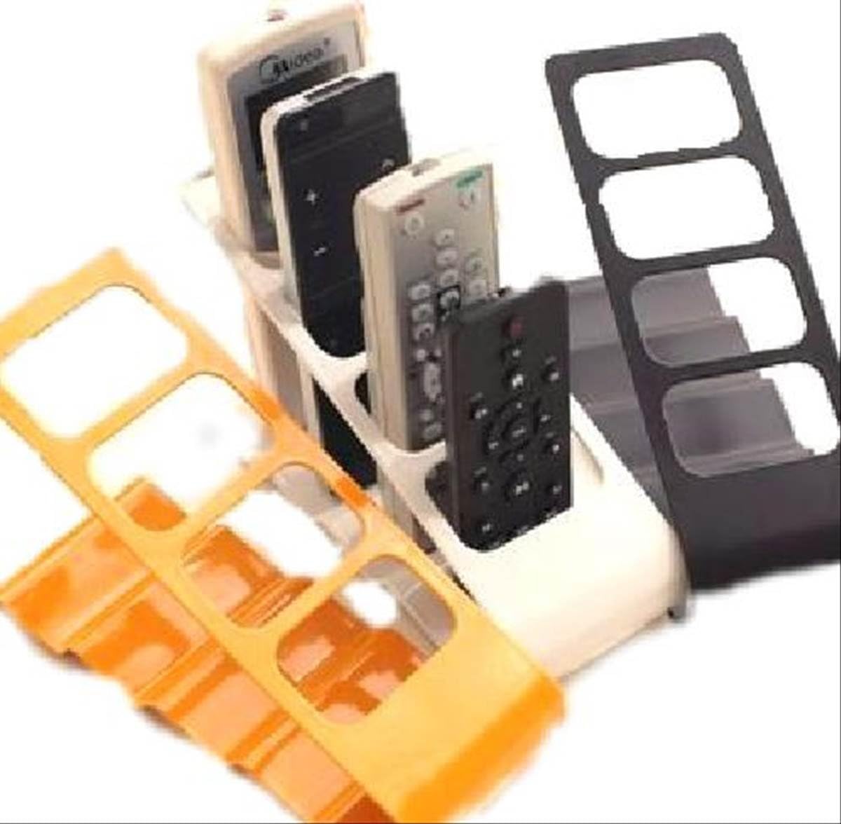 Amazon リモコン立て シンプル リモコン スタンド ラック スタイリッシュ デザイン ０４ オレンジ リモコンラック オンライン通販