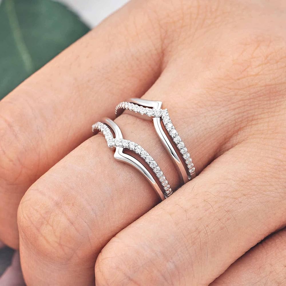 指輪・リング JOHO engraved ring, white porcelain Silver Ring -Crack 001- シルバー リング – yuzen-official