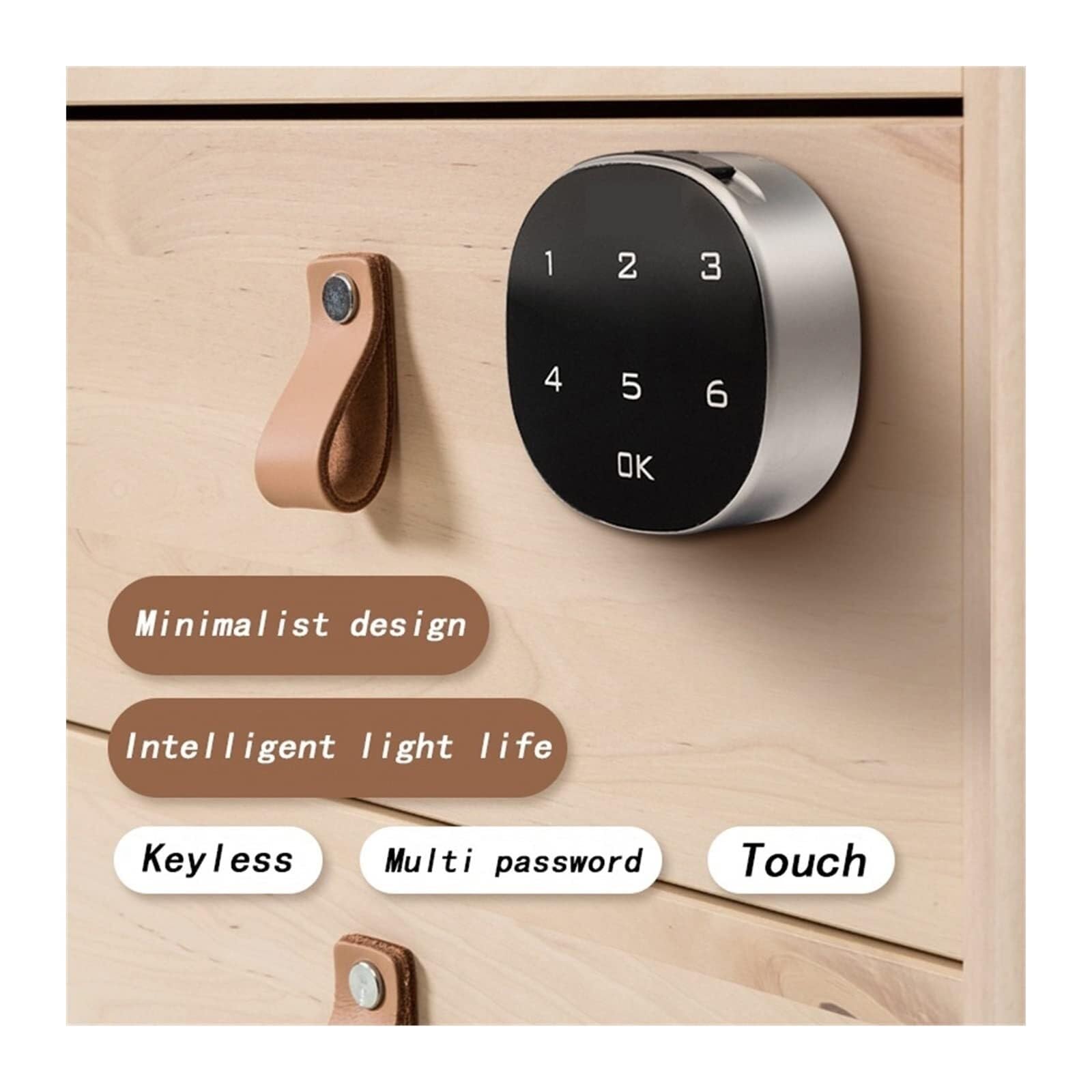 Serrures Intelligentes, Empreinte Digitale, Écran Tactile, Clavier