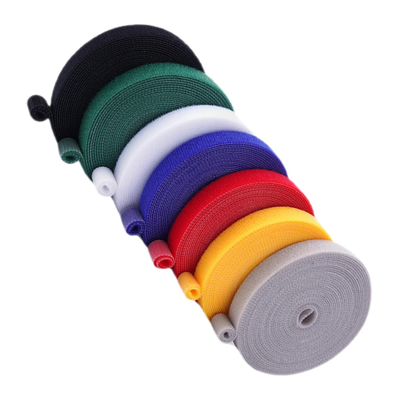 Sosoport 5 Series Correas De Plantas Escalada Cable Sujetar Propagación Oscuro Mini Corbata Flexible De Jardín Lazos De Jardín para Plantas Alambre De Amarre De Jardín Nylon 7 Piezas X 5