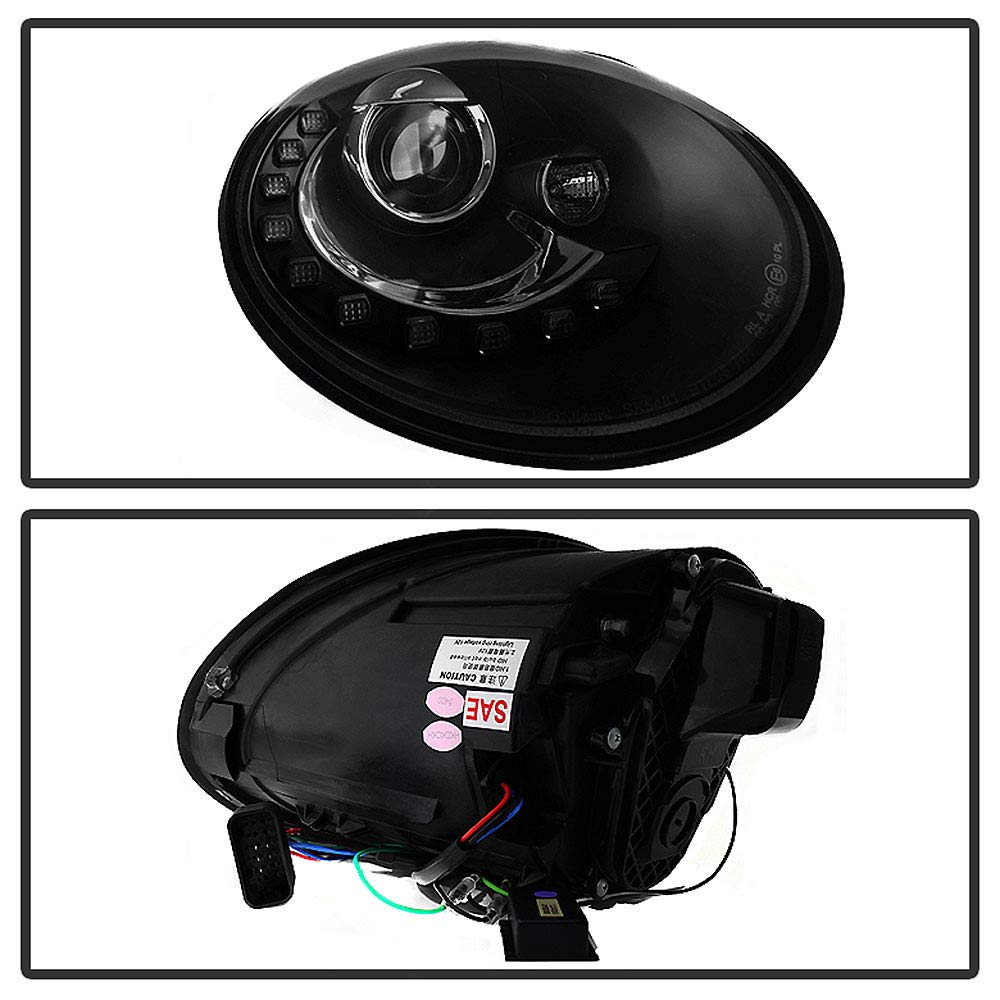 Right Passenger Side Halogen Headlight For 2006-2010 VW Beetle - DOT & SAE Certified