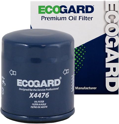 ECOGARD X4476 Filtro de aceite de motor giratorio prémium para aceite convencional compatible con Toyota Corolla 1.8L 1993-2021, Camry 2.2L