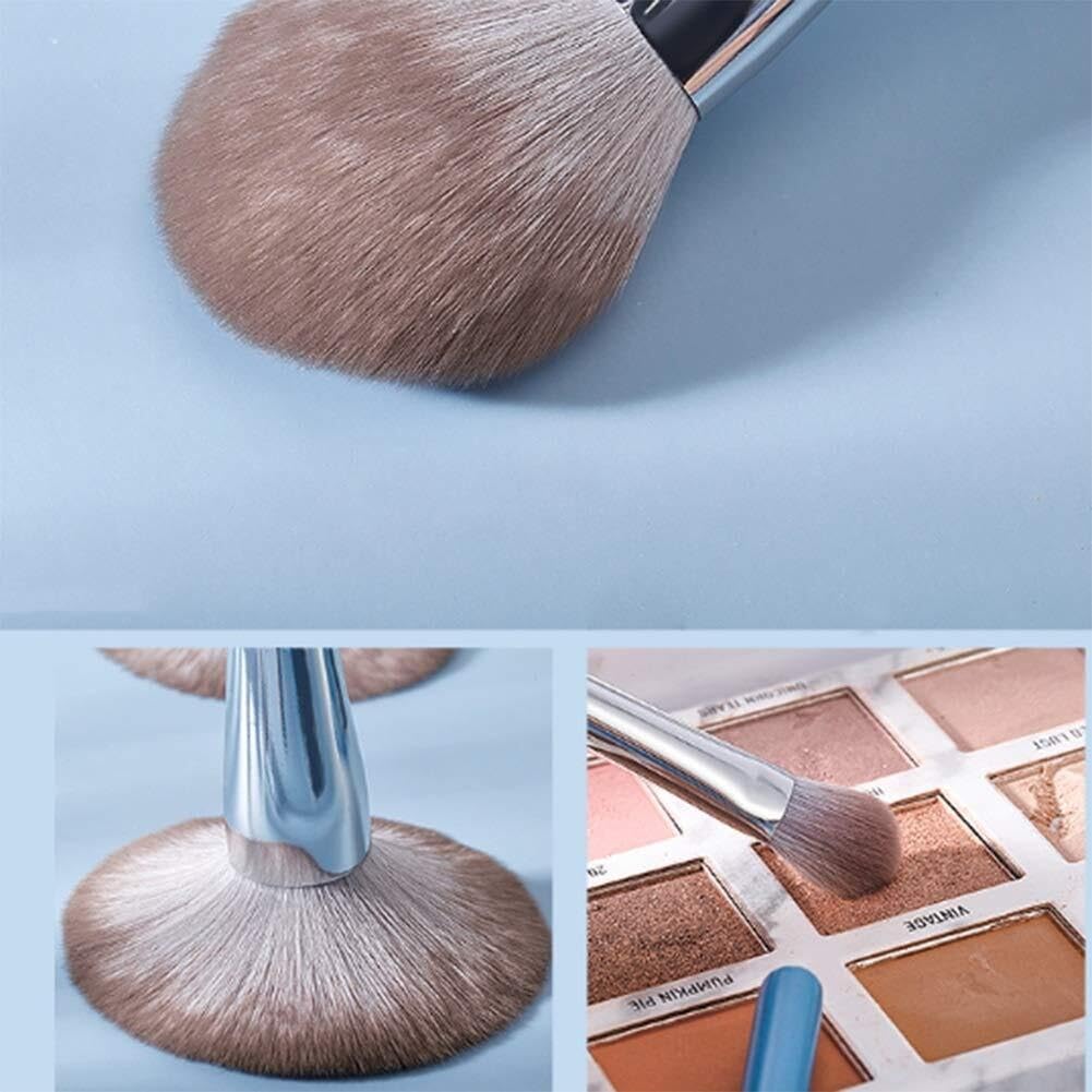 Juego De 12 Brochas De Maquillaje Juego De Brochas De Maquillaje Sintéticas Avanzadas Juego De Brochas De Maquillaje Brocha para Base Brocha para Difuminar Brocha para Ba,