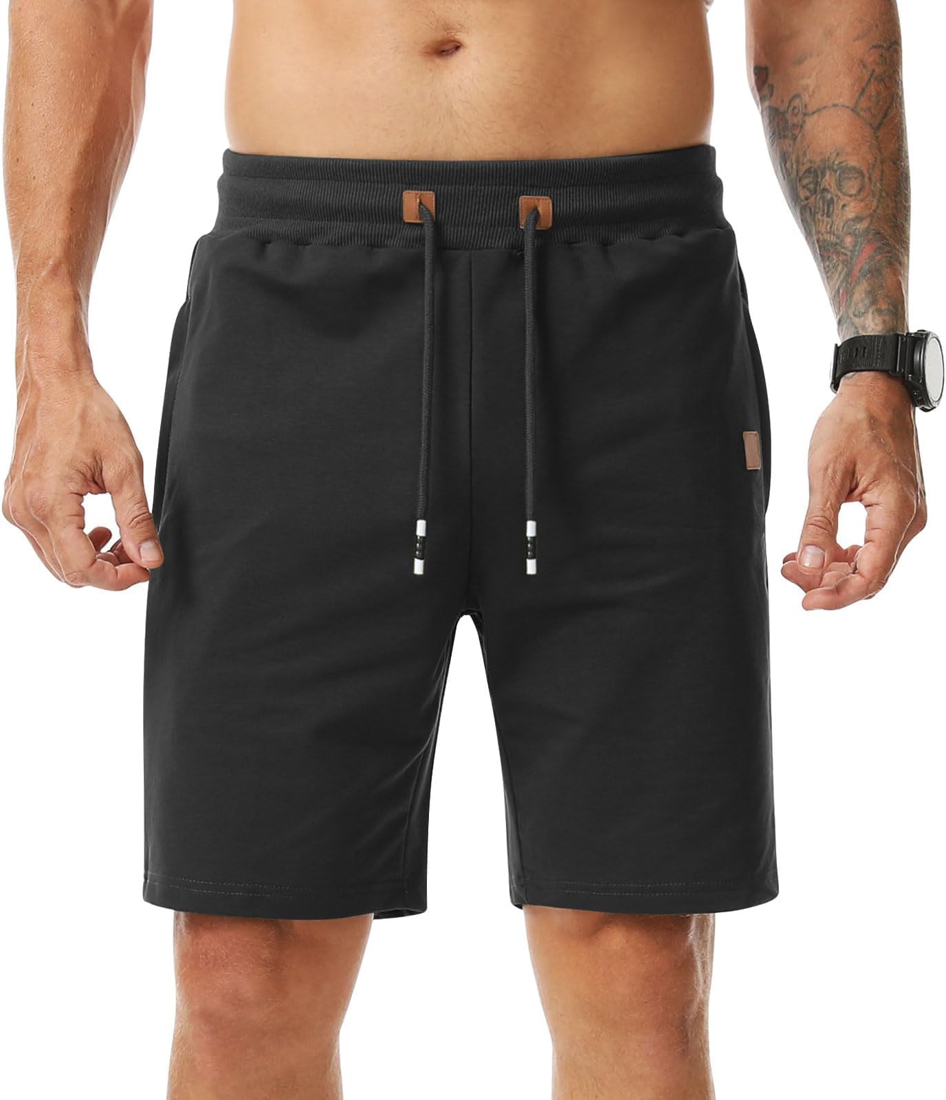 Suwangi Cargo Shorts Męskie Spodenki Bawełniane Letnie Bermudy Robocze