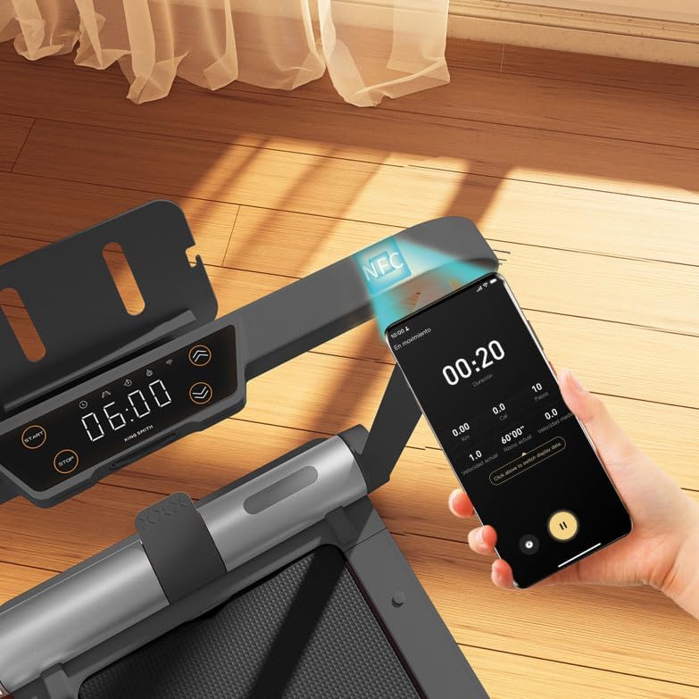 User exercising on Kingsmith MC21 treadmill