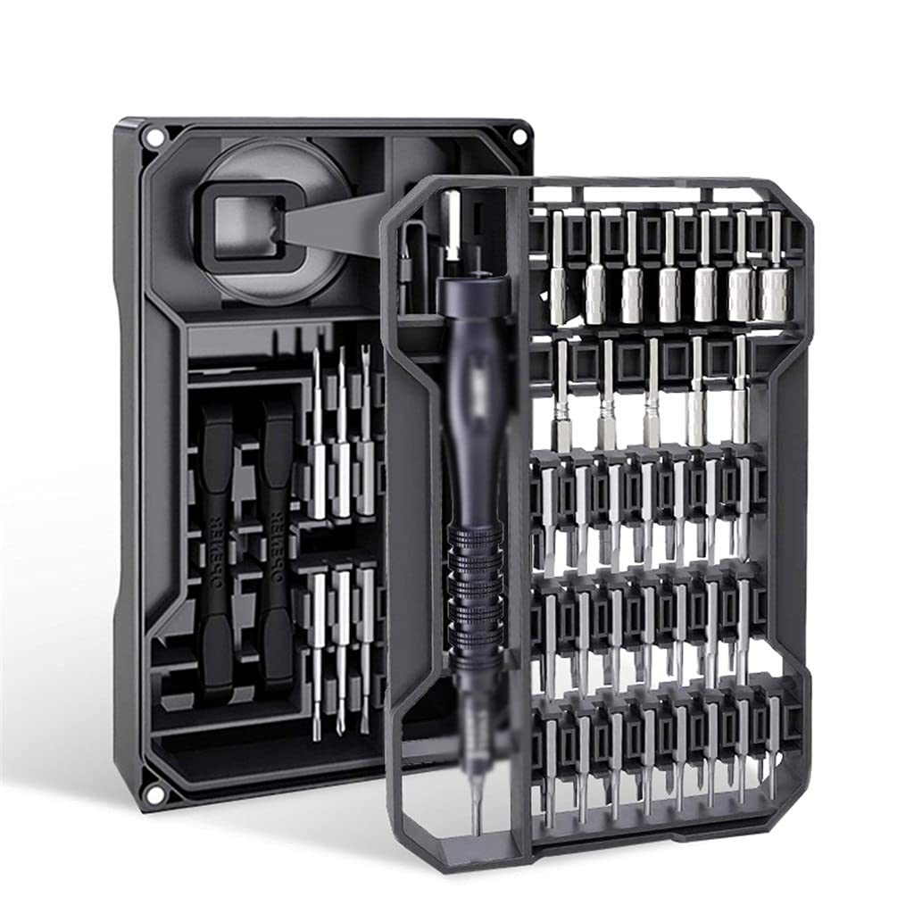 Juego de Destornilladores, Puntas de Destornillador magnéticas, Puntas hexagonales Torx de precisión, 73 en 1, multiherramientas, Kit de Herramientas manuales de reparación de teléfonos