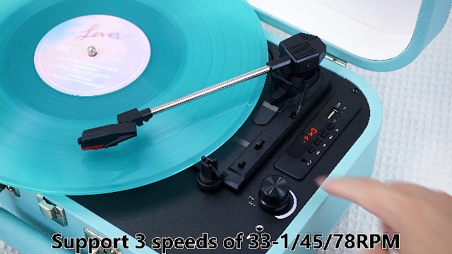 Amazon.com: VINYLS LINK Vinyl Record Player 3 Speed ​​Bluetooth
