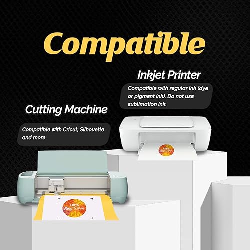 Miniatura 4 de TransOurDream Tru-Heat - Papel de transferencia para telas de mezcla de polialgodón y camuflaje (FindX, 8.5 x 11, 20 hojas), papel de transferencia