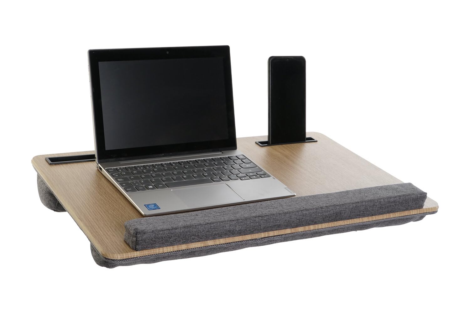 BANDEJA MDF POLIESTER 55X35X7 ORDENADOR NATURAL