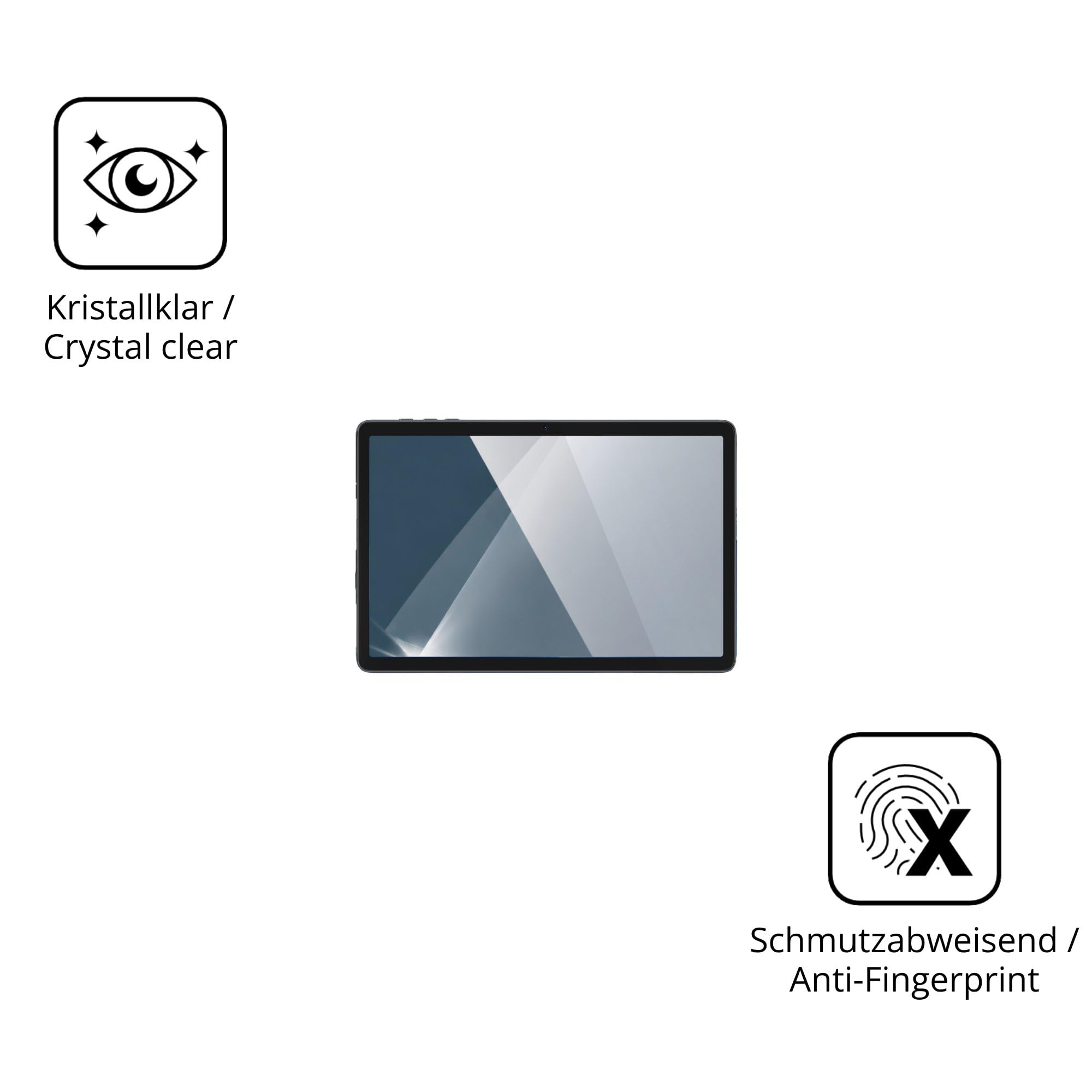 dipos 2x Film protection écran 9H pour TABWEE Android 16 Tablet 10 Zoll