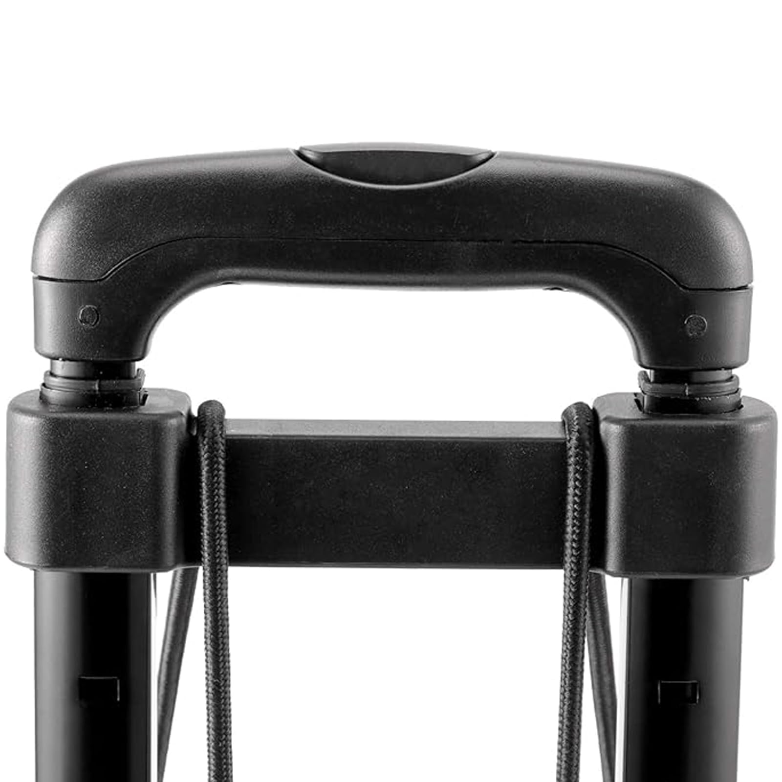 HOZEON Carrello a mano pieghevole, 25 kg, resistente, costruzione solida, carrello per bagagli, leggero, compatto, portatile, pieghevole per bagagli, viaggi, shopping, traslochi, ufficio, nero