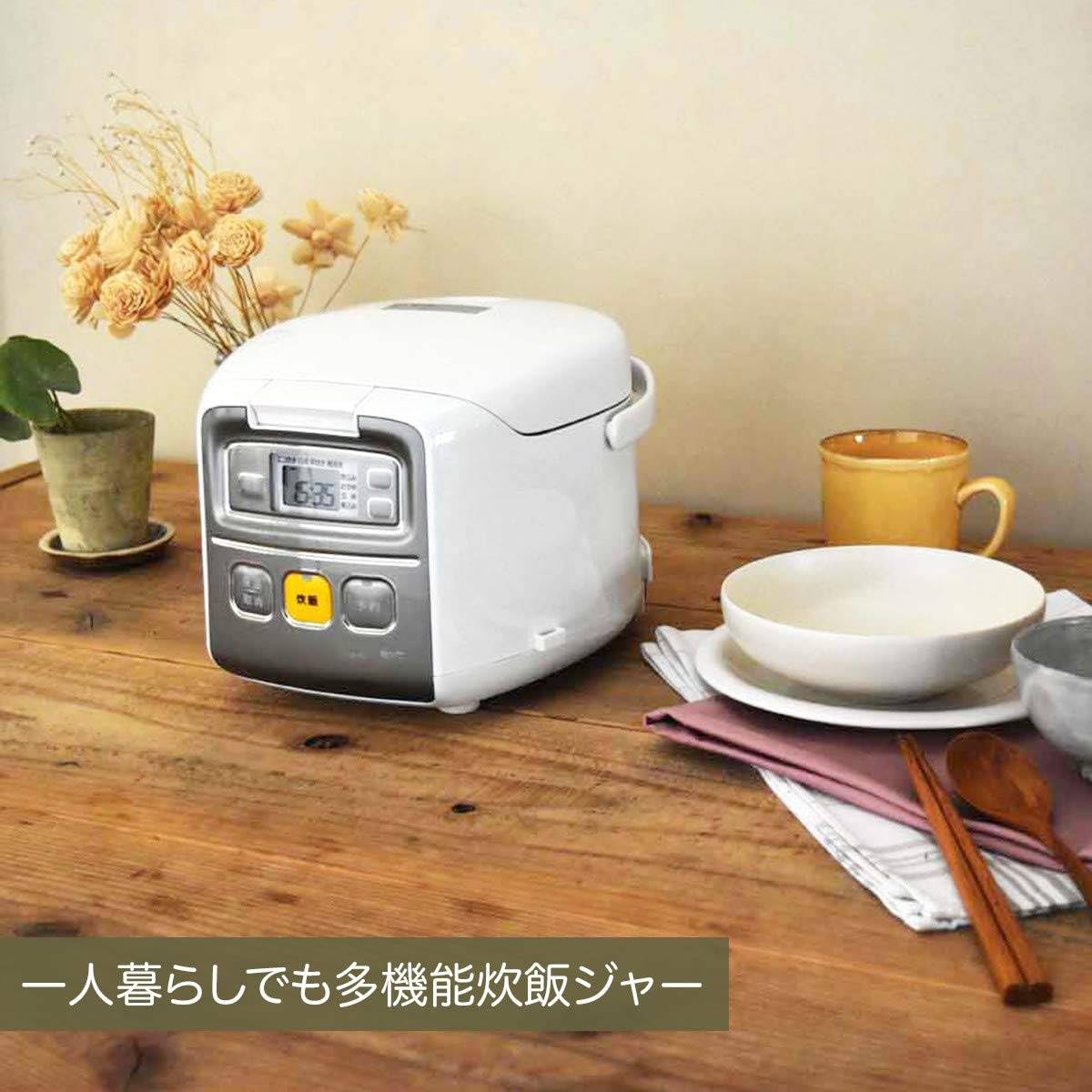 Amazon | 炊飯器 3合 一人暮らし用 マイコン 調理メニュー付き