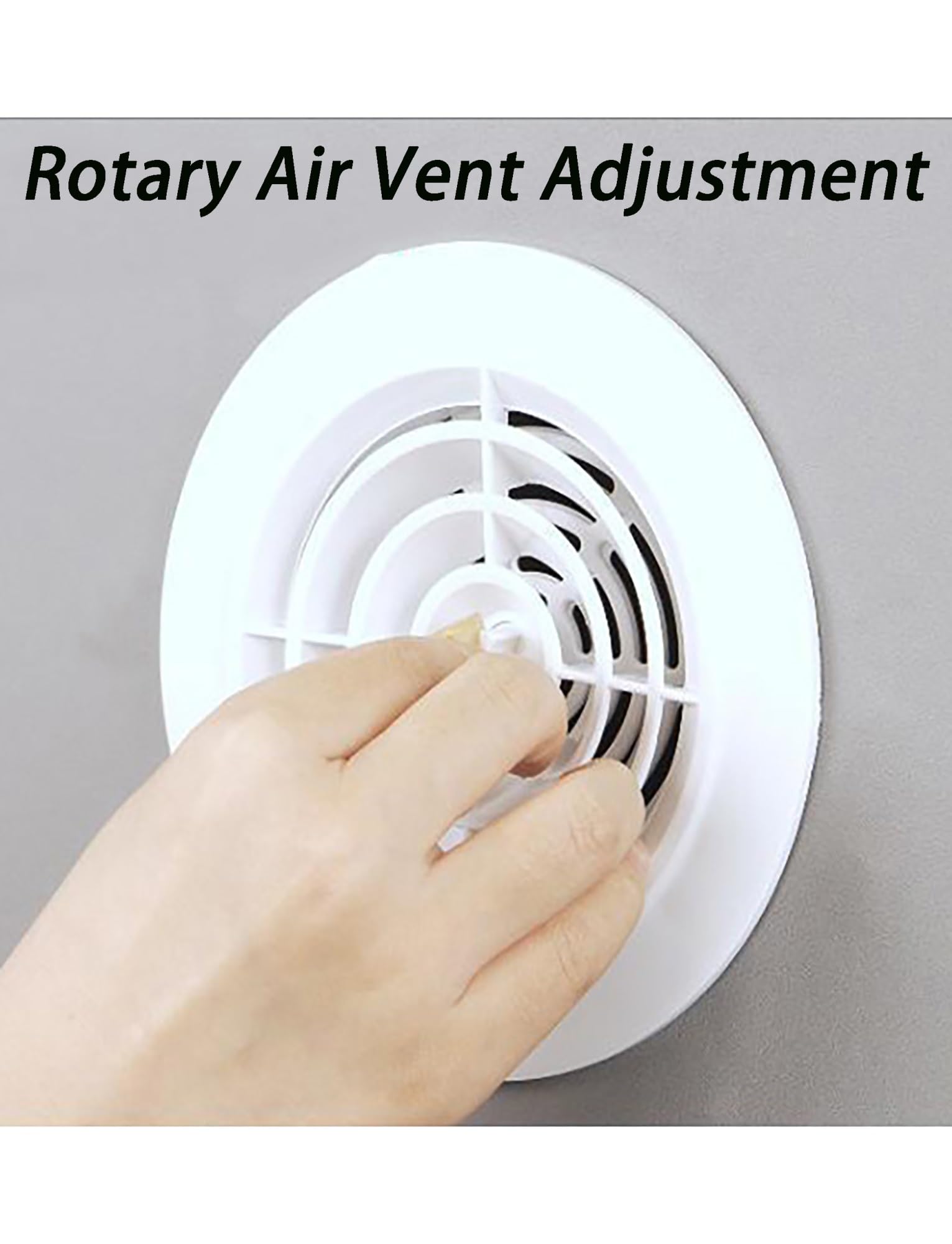 Griglia di Ventilazione Interna - Presa e Uscita di Ventilazione Decorative con Rete per impianti HVAC, Facile Installazione, Diametro 200 mm