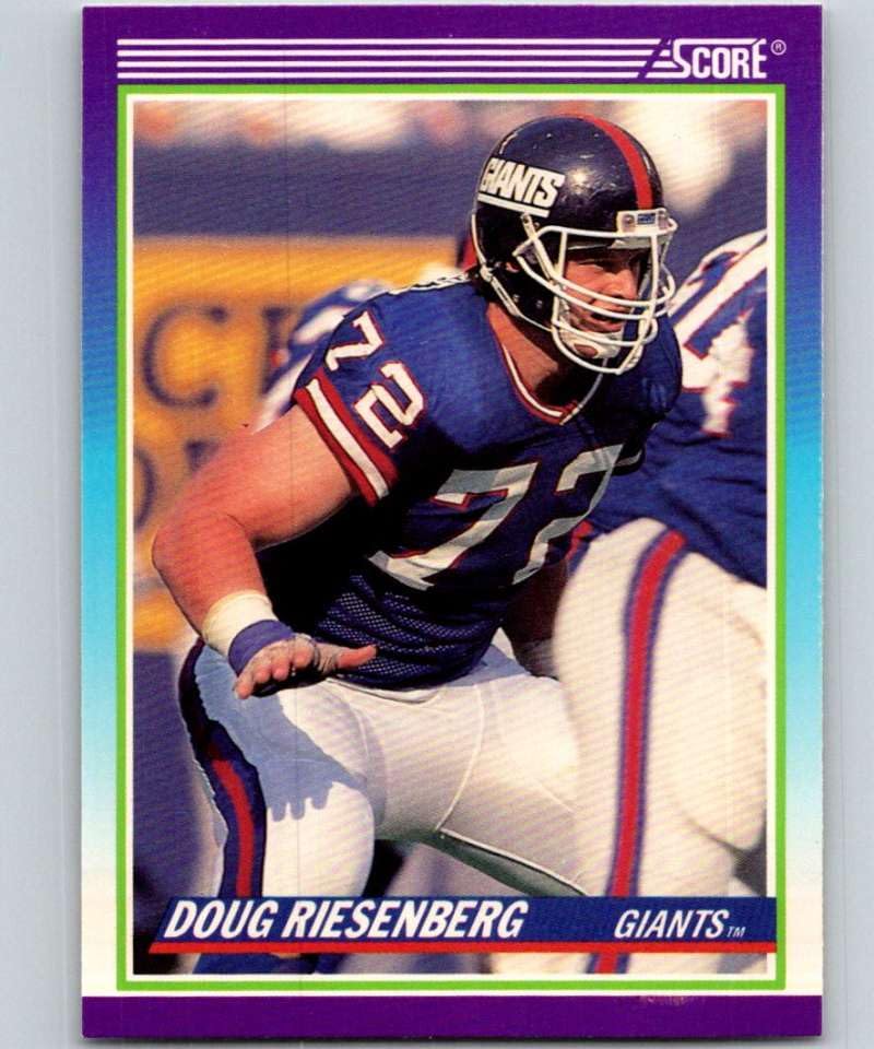 Amazon.com: 1990 Score Football #542 Doug Riesenberg RC Rookie New