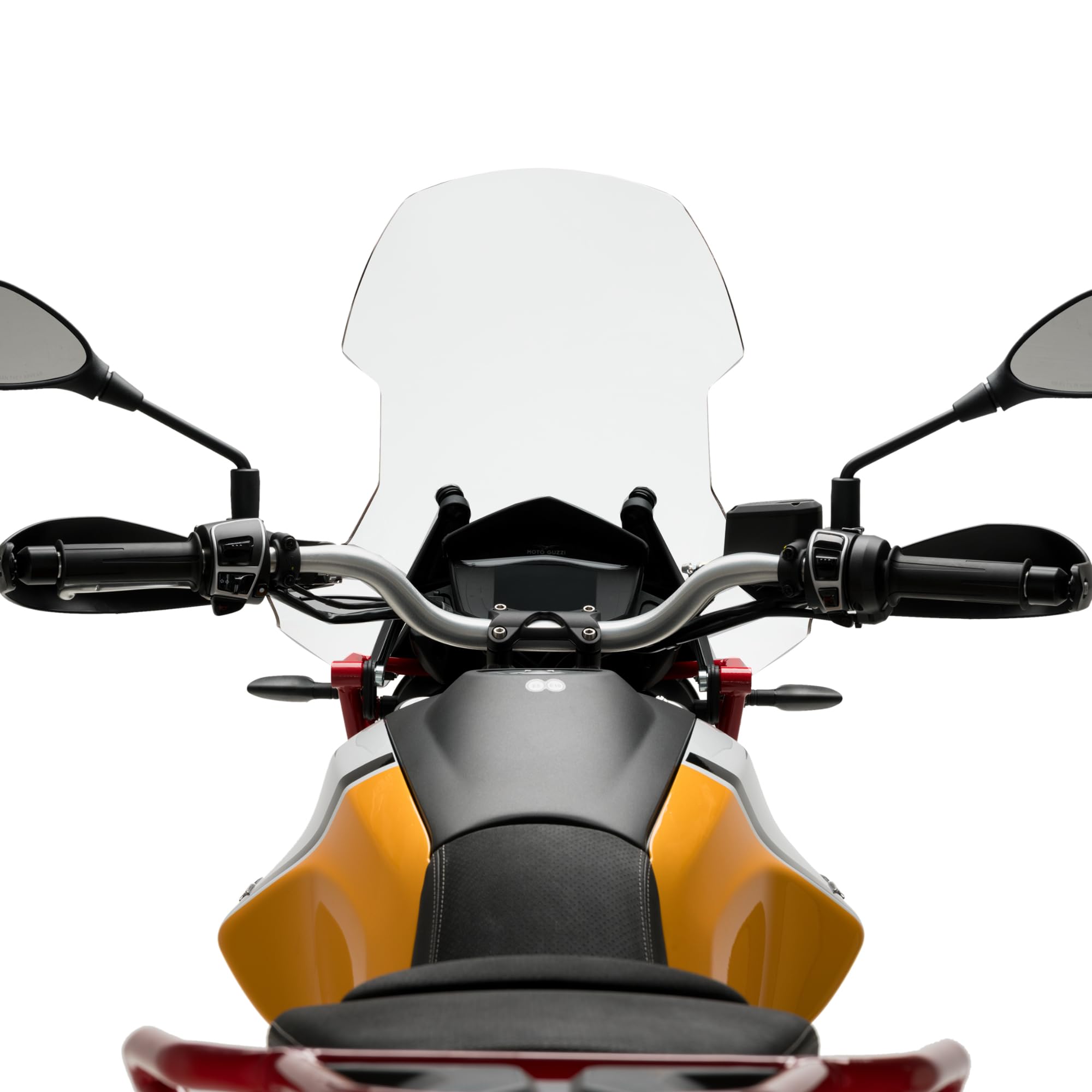 Cupolino Parabrezza Plexiglass JD9 Trasparente COMPATIBILE CON MOTO GUZZI V85 TT 2019-2024