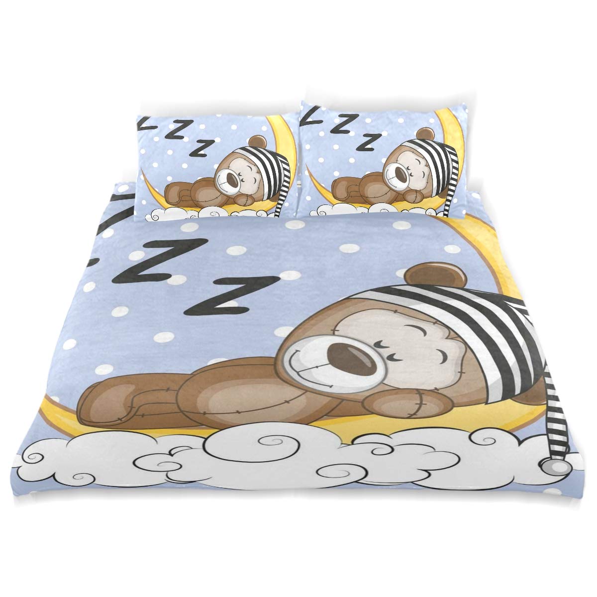 Sleeping Teddy Bear Quilt Pattern – FREE Quilt Patterns