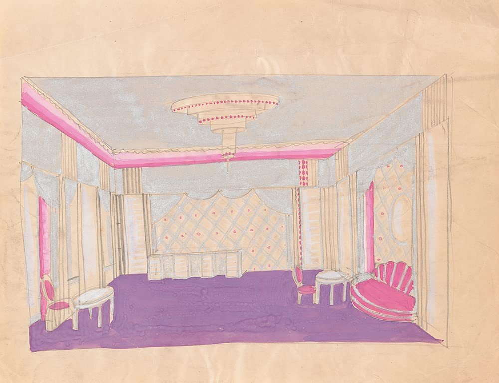 ArtDirectDesign for the Lentheric Salon, Fifth Ave. and 58th St., Savoy-Plaza Hotel, New York, Ny. (Perspect 47x36 UnFramed Museum Art Print Poster Ready for Framing by Winold Reiss