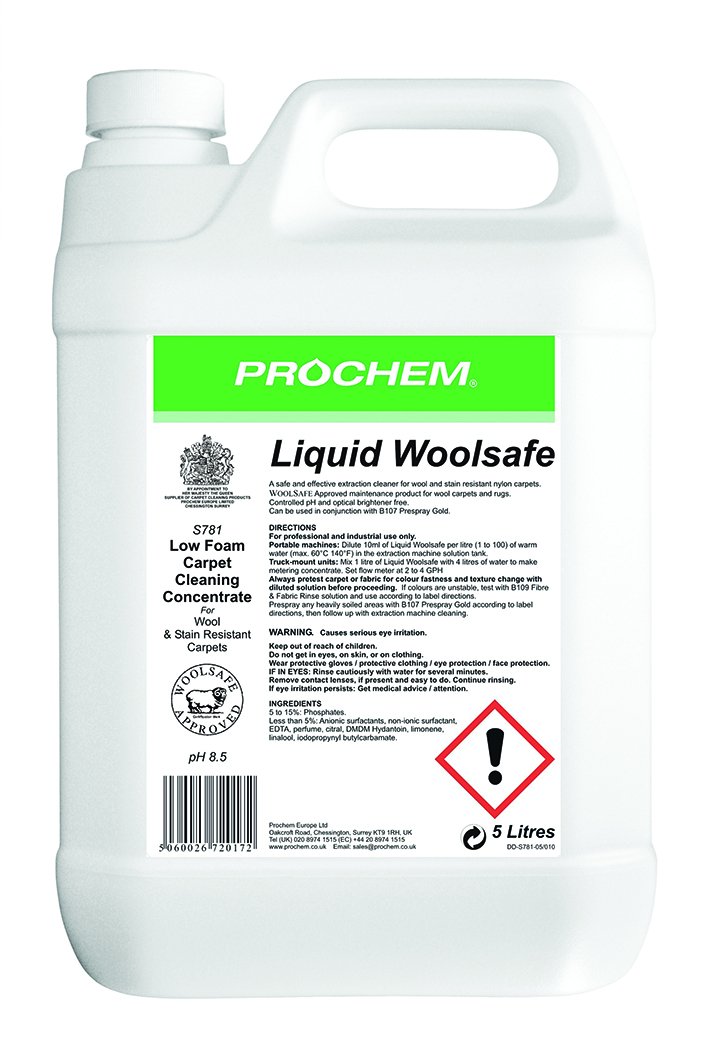 Prochem S781 Liquid Woolsafe 5L