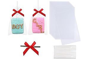 100PCS 3½x6 Inch Transparent Cakesicle Treat Bags