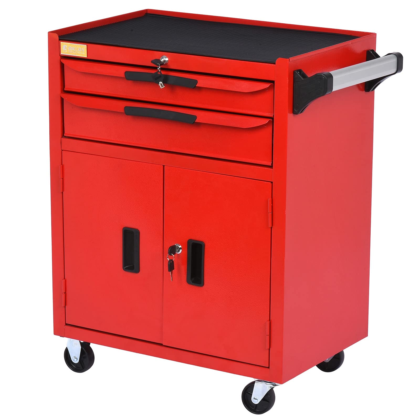 Buy ABAOTA Metal Tool Heavy Duty Tool Chest, 2 Drawer Lockable