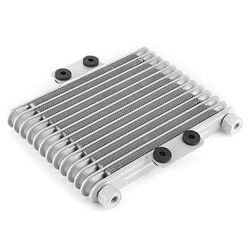 Engine Oil Cooler, Prolongs Service Life Professional Reduce Engine Load Engine Transmission Cooler for Motorcycle for Pit Bike for Dirt Bikes