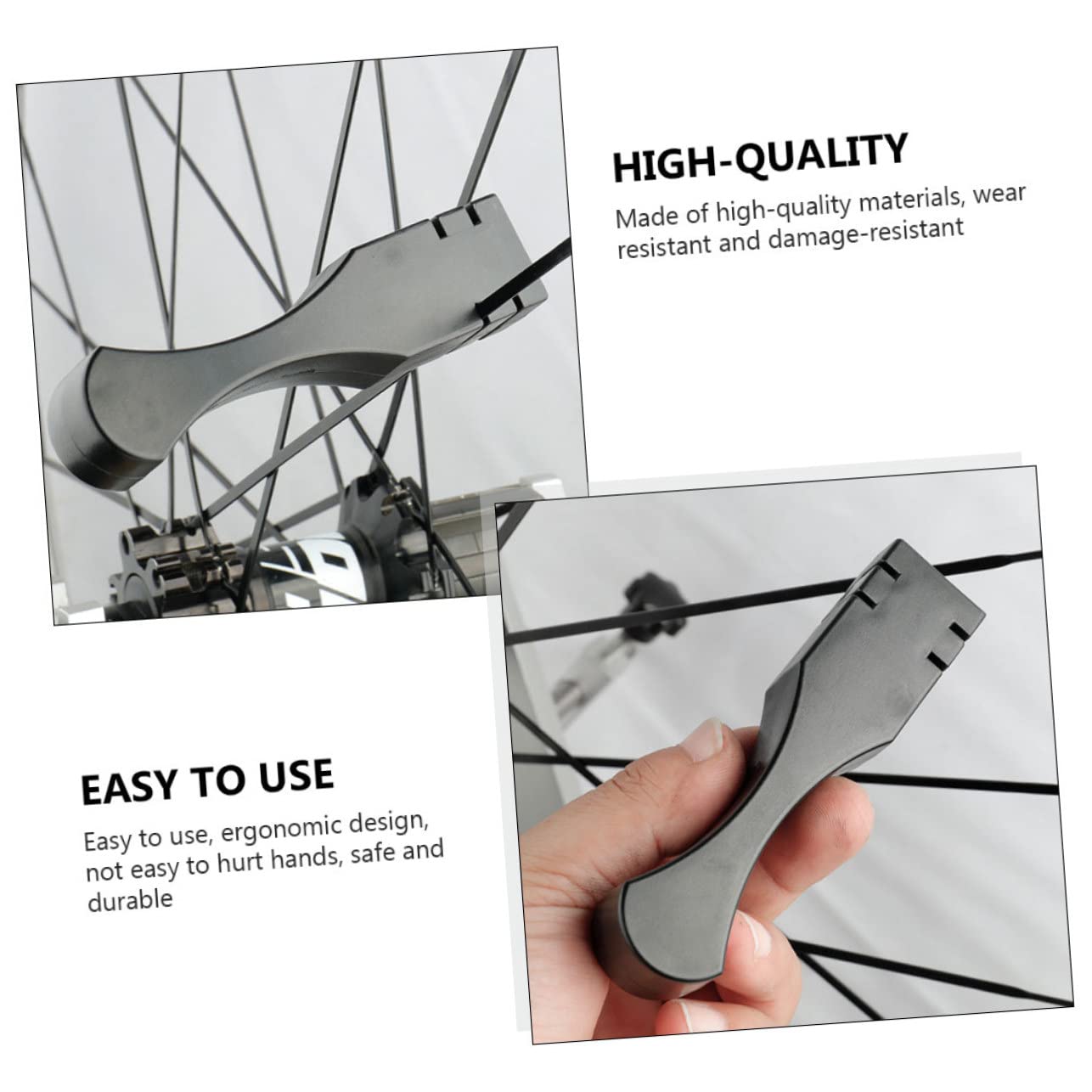 Happyyami 3 Pcs Bike Locator Cycling Accessories Lightweight Spanner Cycle Spoke Spanner Bicycle Accesories Bike Accesories Adjustment Tool for Bike Wheel Steel Wire Mountain Bike Nylon