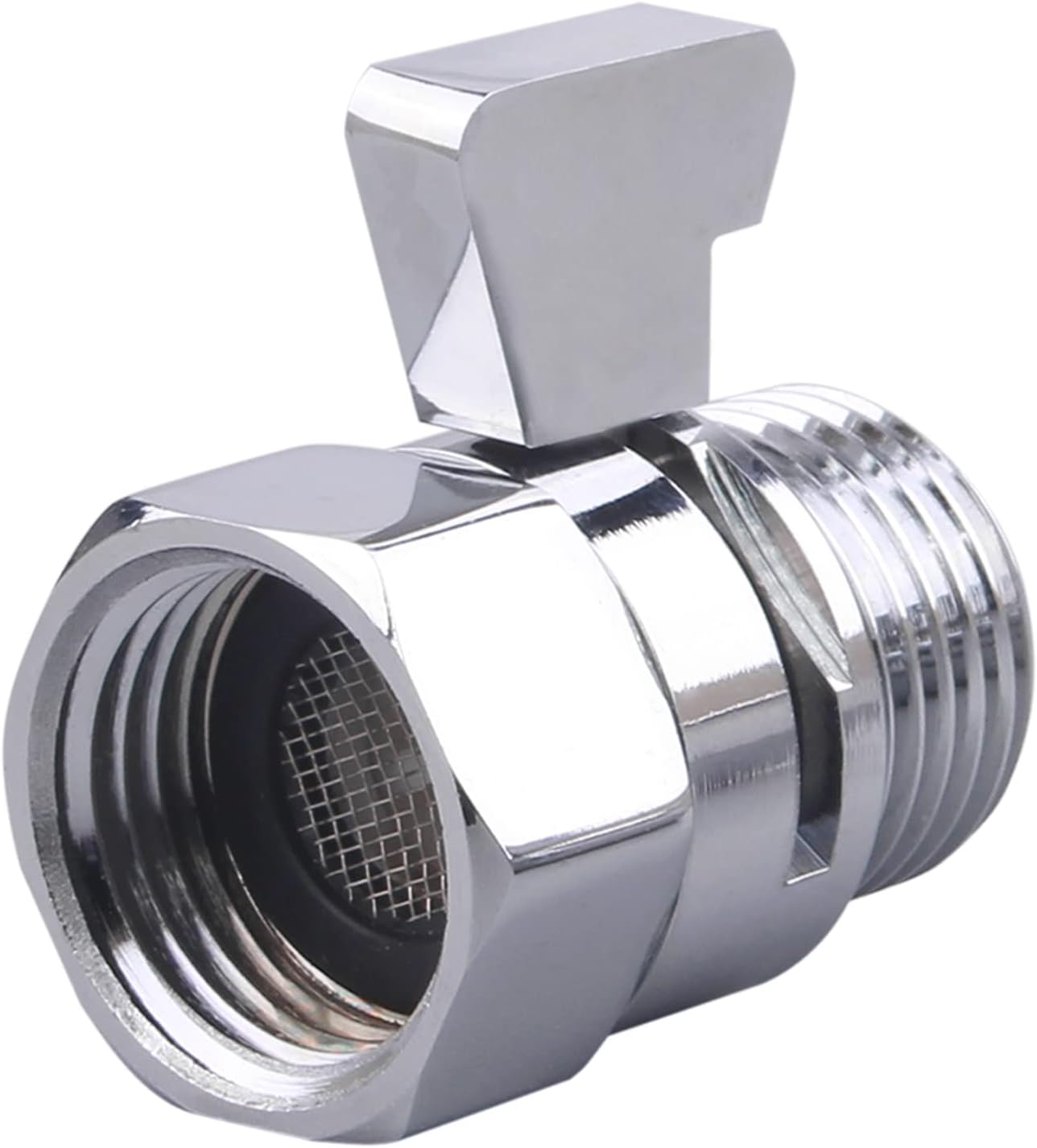 DANCO Shower Volume Control ShutOff Valve, Chrome, 1.6 inch, 1Pack