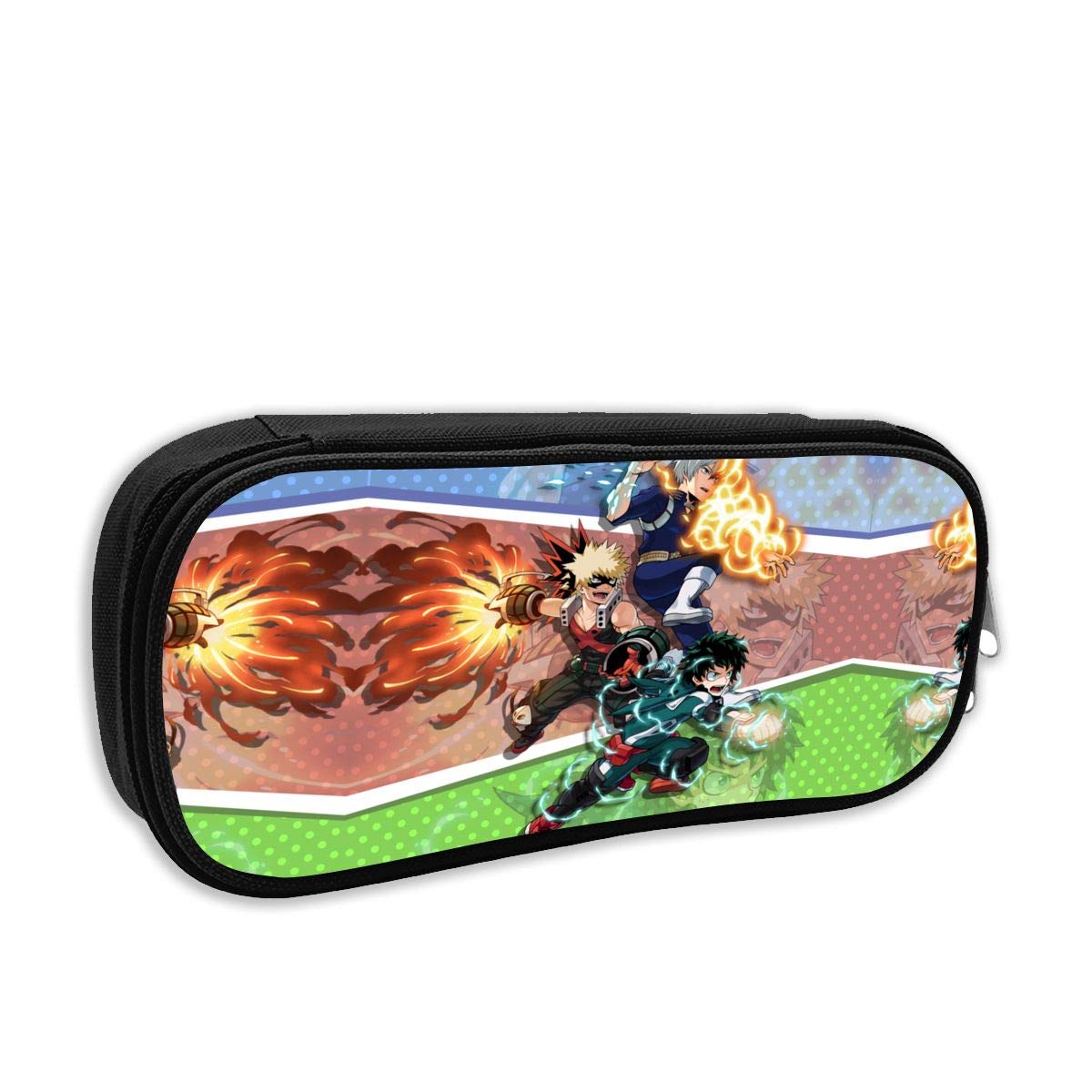 108 Pencil Case, Pen Case, Middle School Izuku Midoriya 2 Pencil Bag, Pencil Holders, Medium Capacity Pencil Pouch, Cartoon Cute Pen Box for Boys Girls Adult