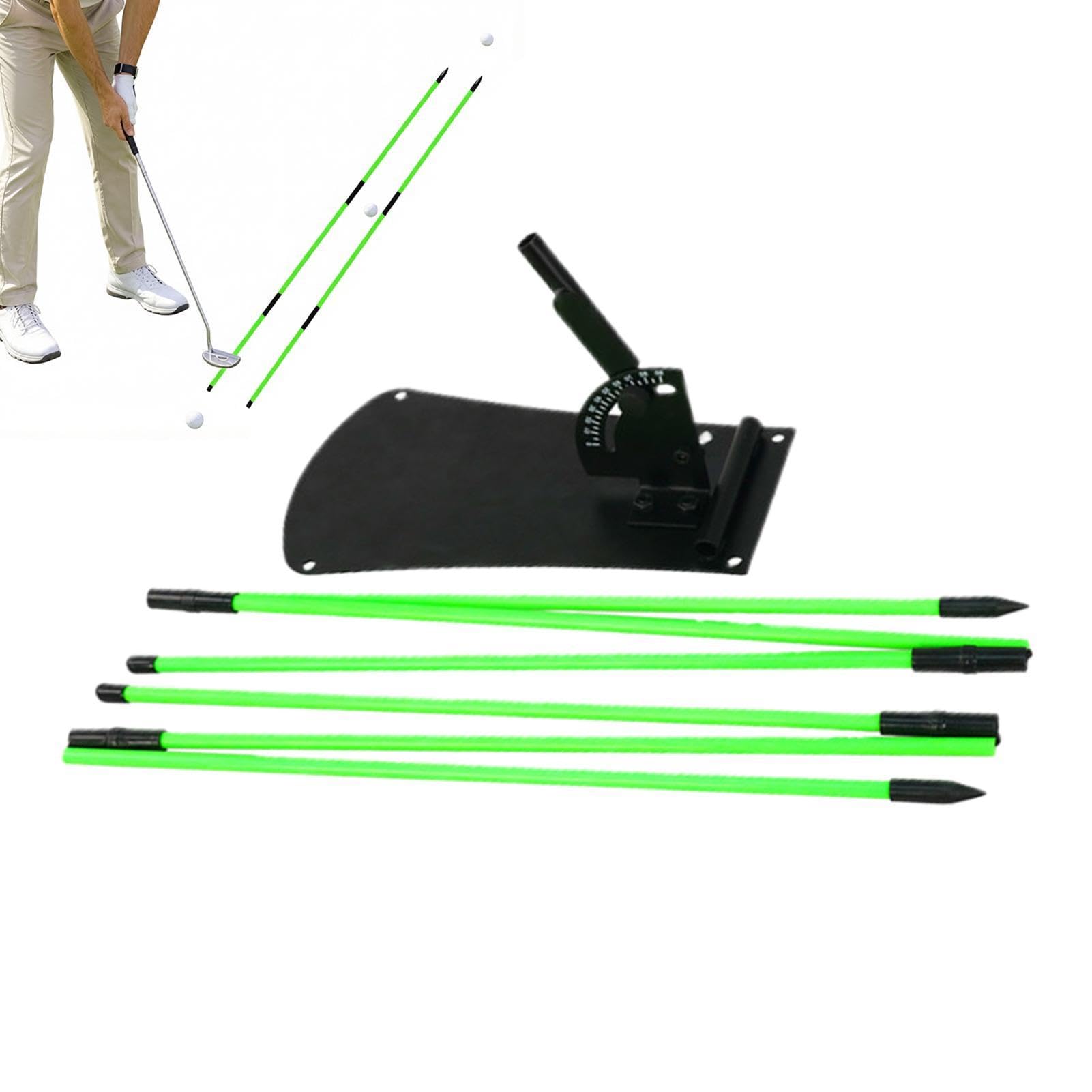 Palos Alineadores De Golf Herramientas Práctica Putting Ángulo Ajustable