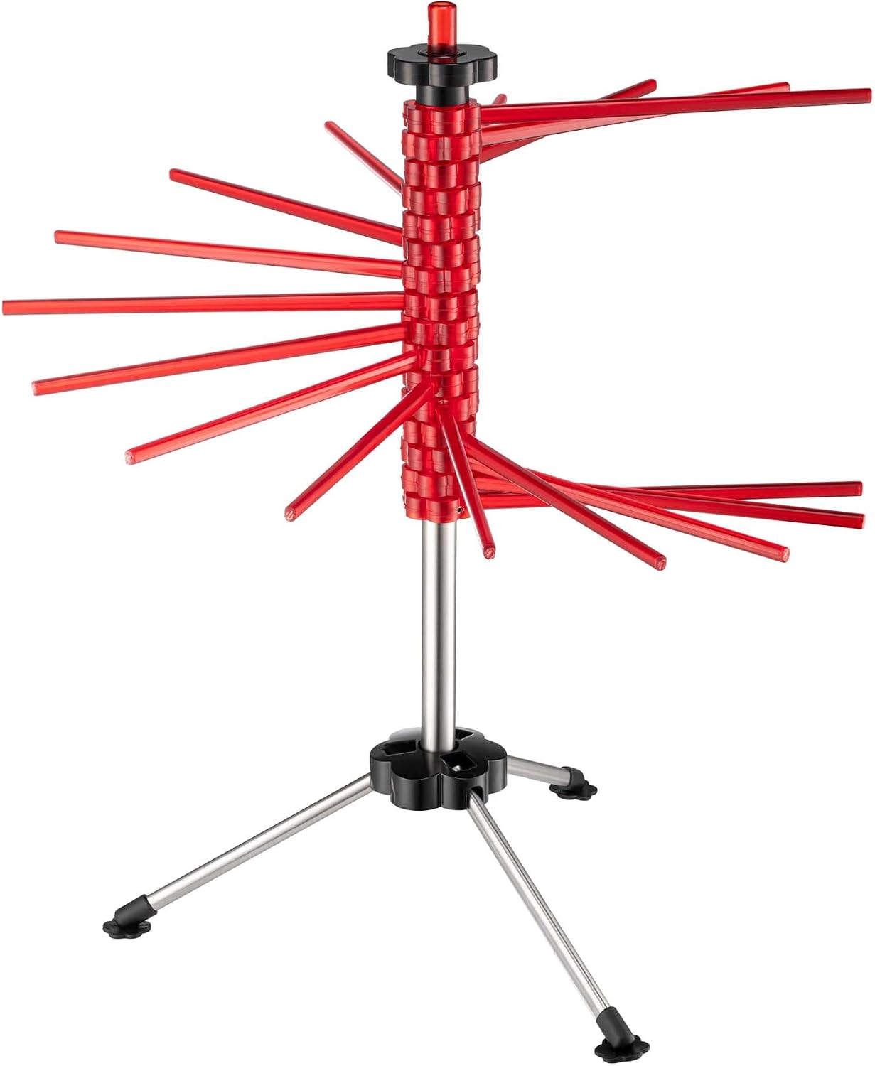 Fantes Collapsible Pasta and Noodle Drying Rack, Made in Italy, Natural Beechwood, 13.375 x 11.5-Inches, The Italian Market Original since 1906